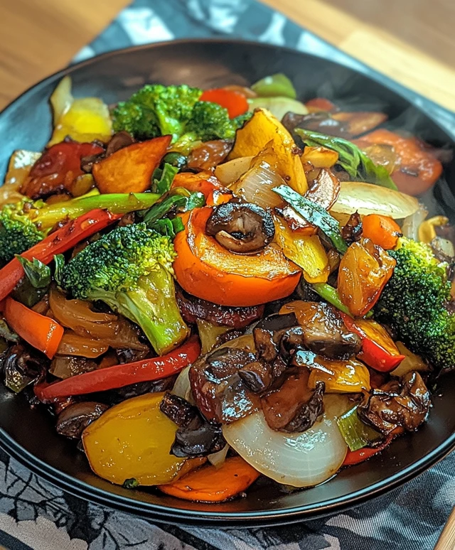 Vegetarische Gemüsepfanne