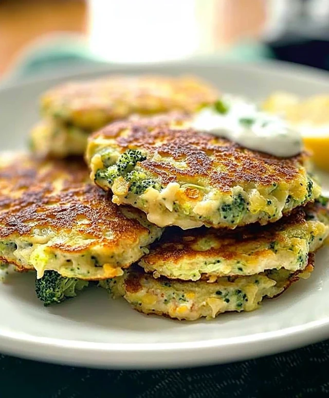 Brokkoli Käse Puffer gesund