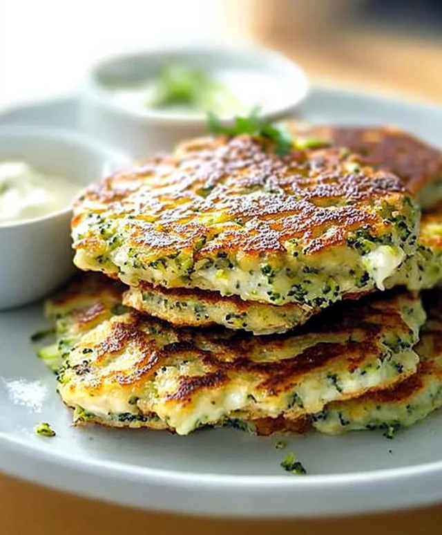 Brokkoli Käse Puffer gesund