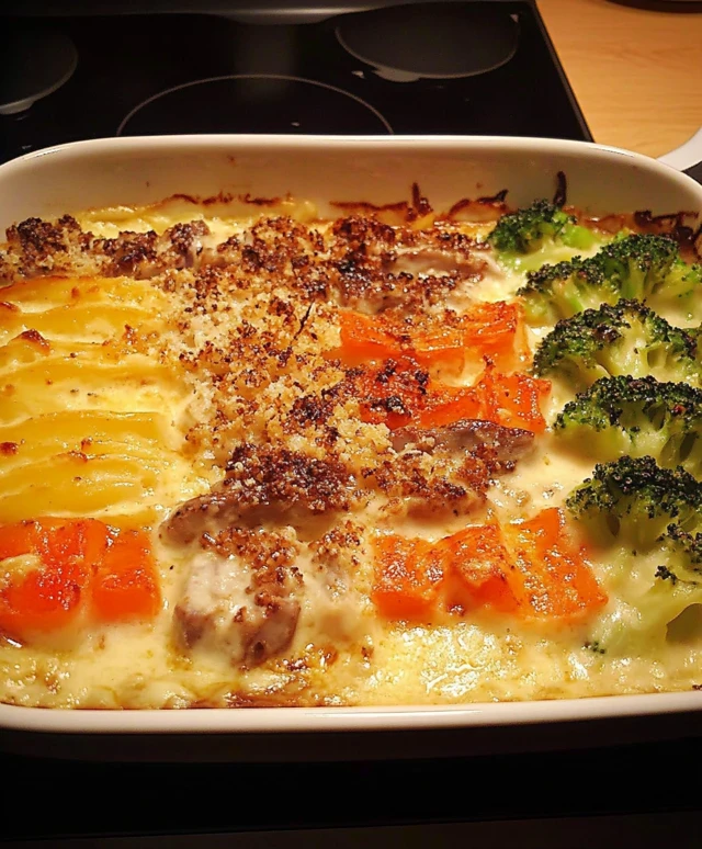 Schweinefilet Gratin