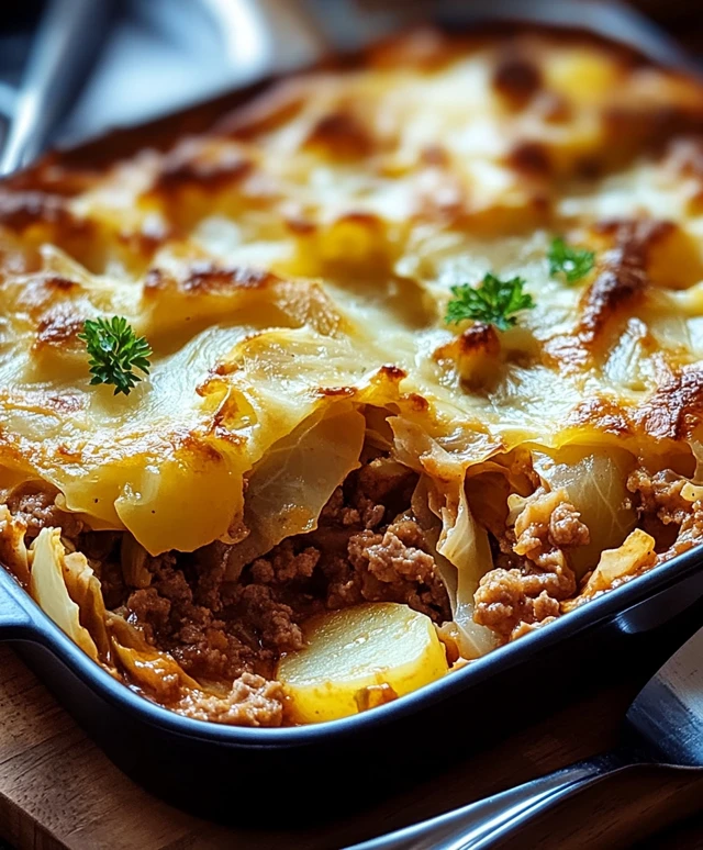 Spitzkohl Hackfleisch Auflauf