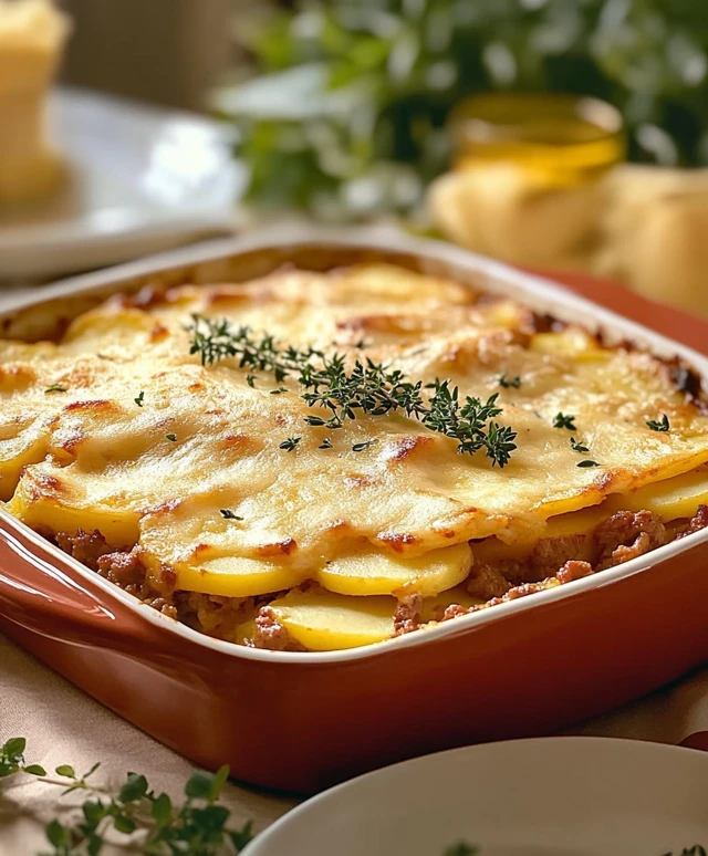 Kartoffelauflauf mit Hackfleisch