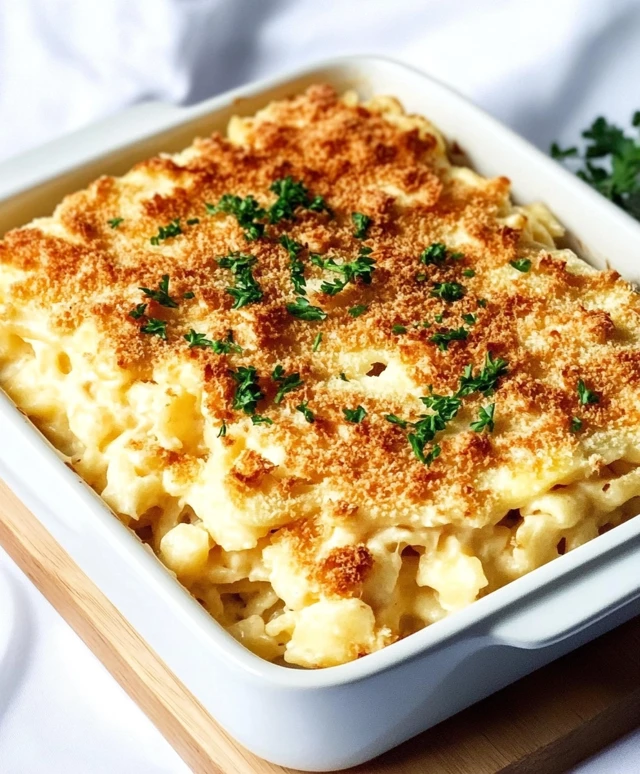 Cremiger Spätzleauflauf