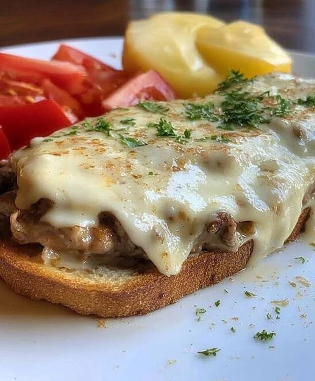 Jägerschnitzel Toast